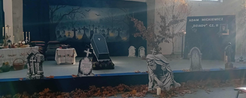 Spektakl w Zespole Oświatowym w Polskowoli