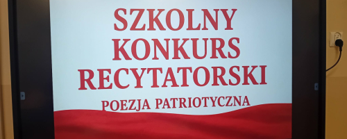 Konkurs Recytatorski Poezji Patriotycznej 